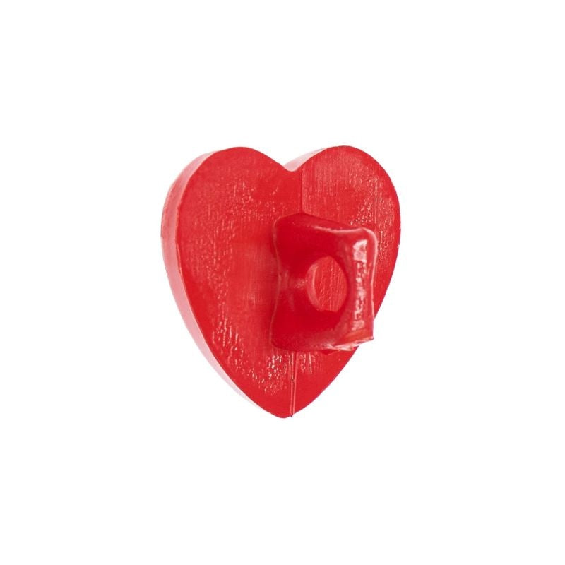 Rico Heart Buttons, 6 per card