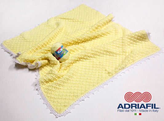 Adriafil Dolcezza Baby Pattern - 1521 Blanket
