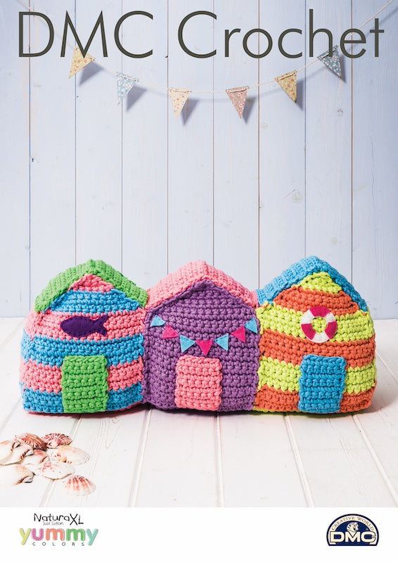 DMC Crochet Pattern 15385 Beach Huts