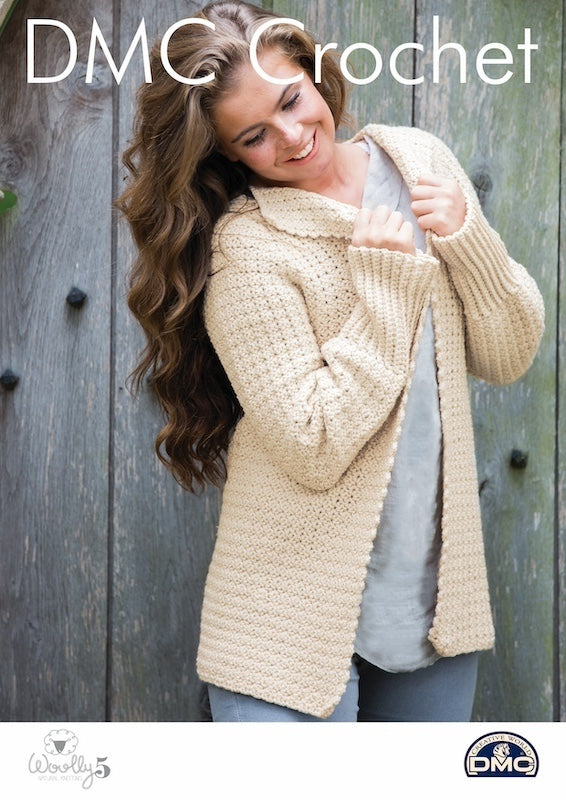 DMC Crochet Woolly 5 - Slouchy Sunday Jacket