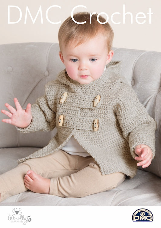 DMC Crochet Woolly 5 - Teddy Toggle Jacket