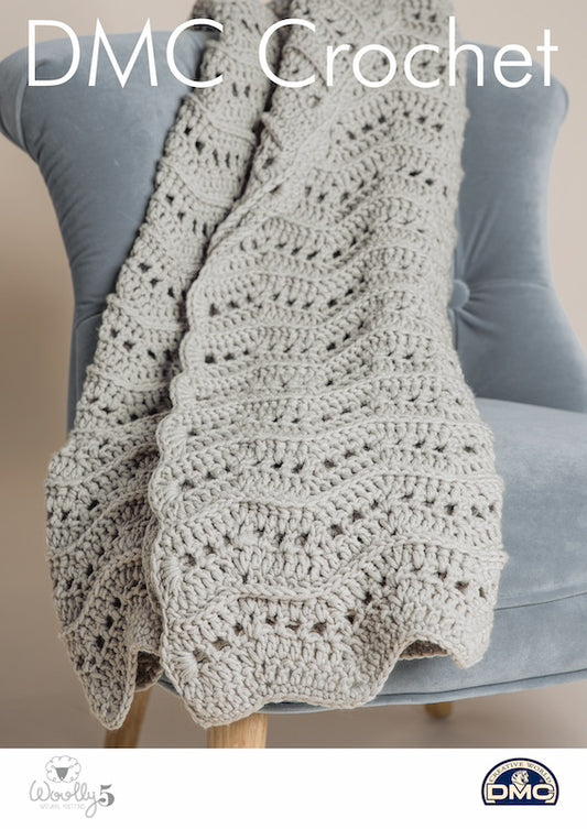 DMC Crochet Woolly 5 - Warm and Wavy Throw