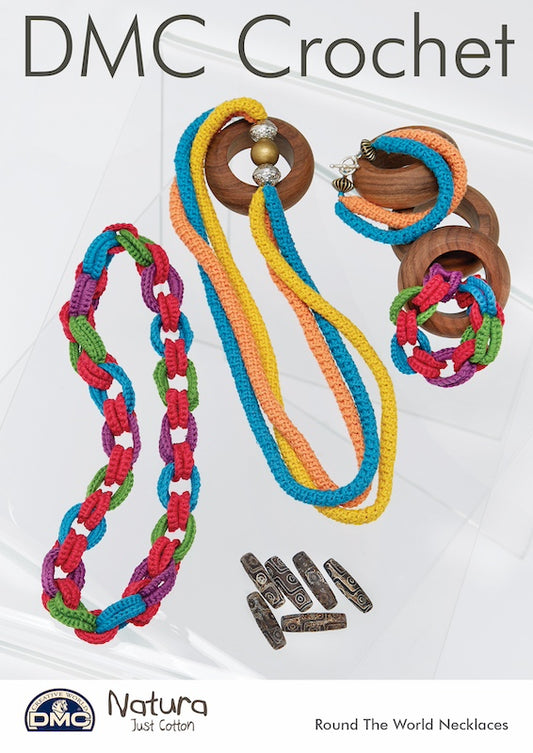 DMC Crochet Natura Just Cotton - Round the World Necklaces
