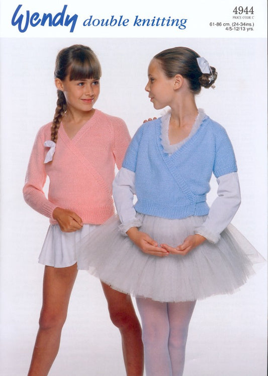 Wendy Knitting Pattern 4944 Knitted Ballet Tops