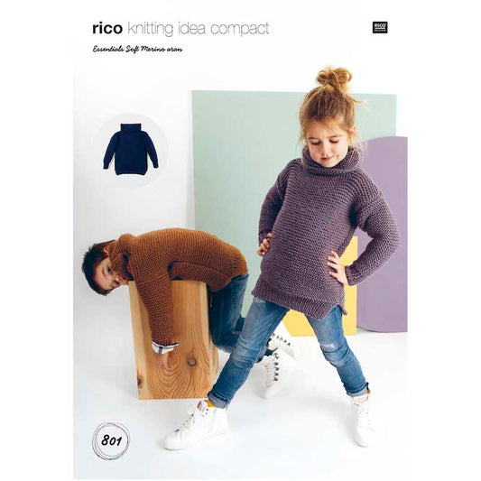 Rico Essentials Soft Merino Aran 801 Sweater