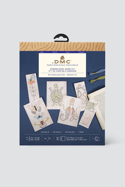 Animals - Easy Embroidery Card Kits by Marie-Dominique Procureur