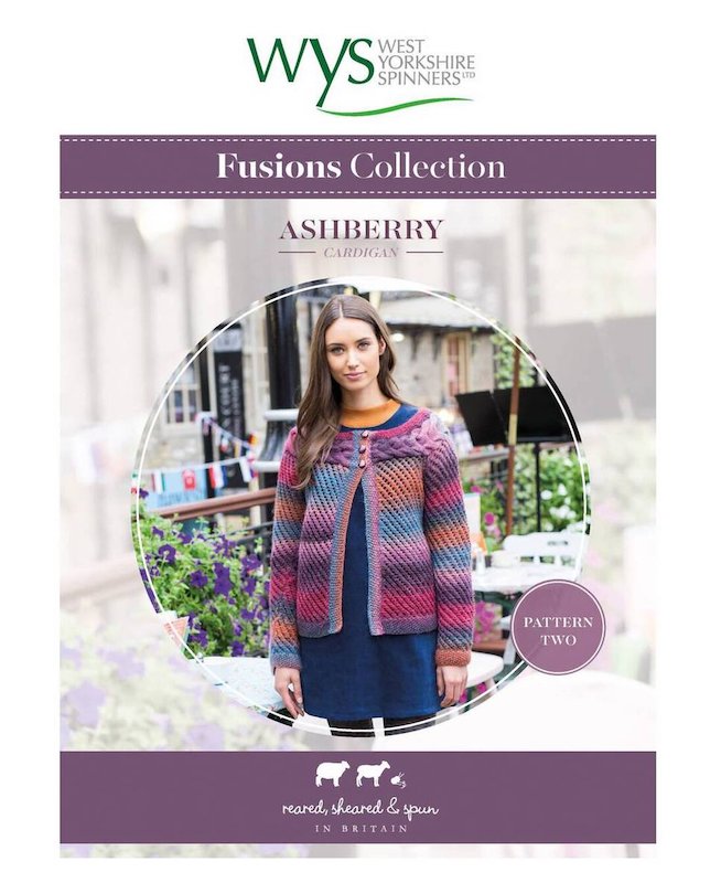 WYS Fusions Collection Ashberry Cardigan pattern - Ashberry Cardigan (single pattern)