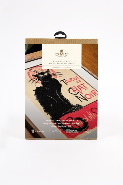 Tour of the Black Cat by Théophile-Alexandre Steinlen, advanced Cross Stitch Kit