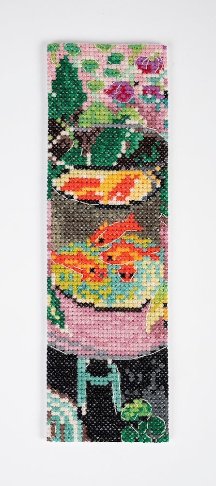 The Goldfish by Henri Matisse, Bookmark Cross Stitch Kit