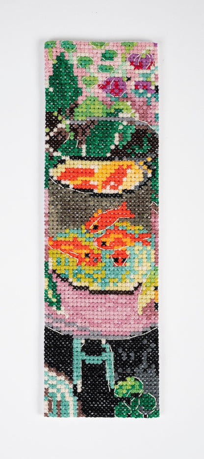 The Goldfish by Henri Matisse, Bookmark Cross Stitch Kit