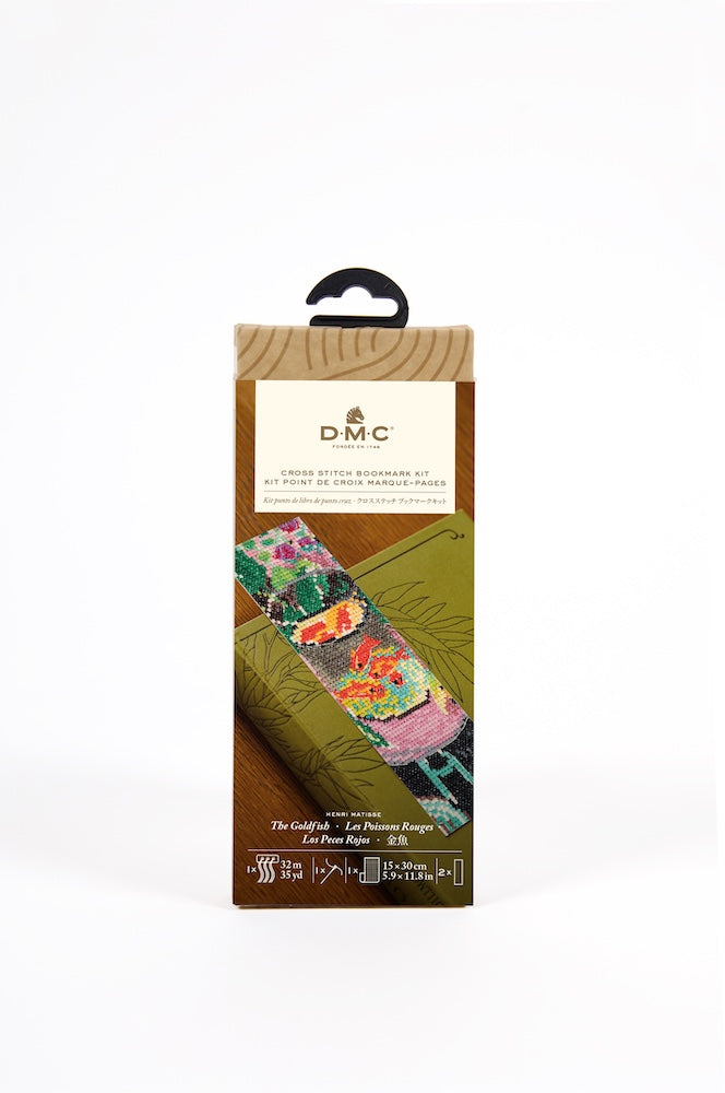 The Goldfish by Henri Matisse, Bookmark Cross Stitch Kit