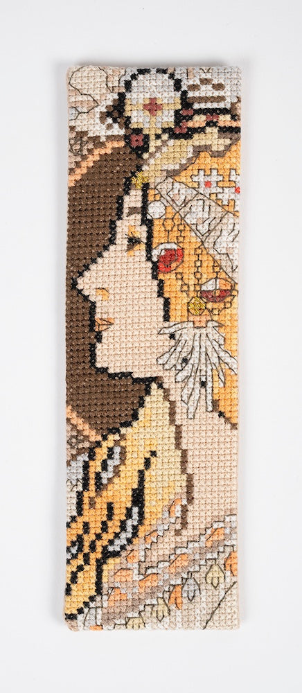 Zodiac by Alfons Mucha, Advanced Bookmark Cross Stitch Kit