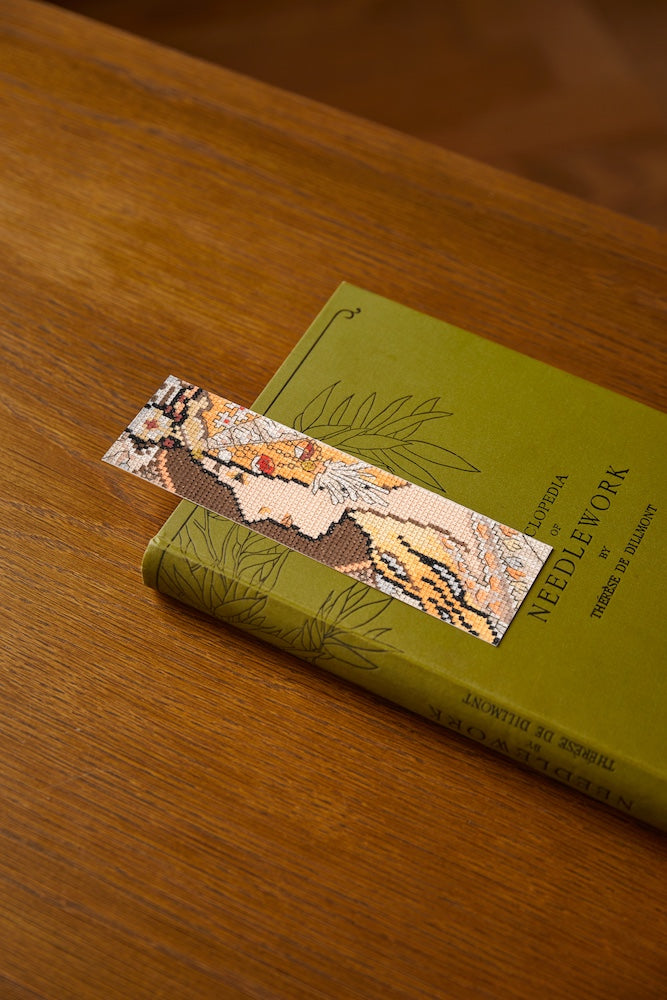 Zodiac by Alfons Mucha, Advanced Bookmark Cross Stitch Kit