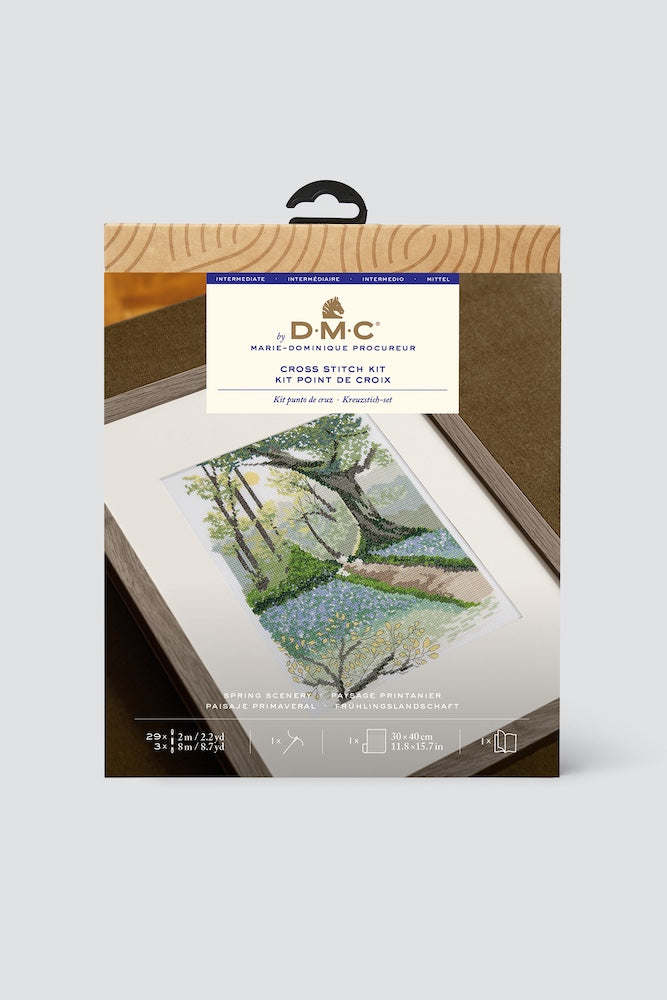 Spring Scenery Cross Stitch Kit by Marie-Dominique Procureur