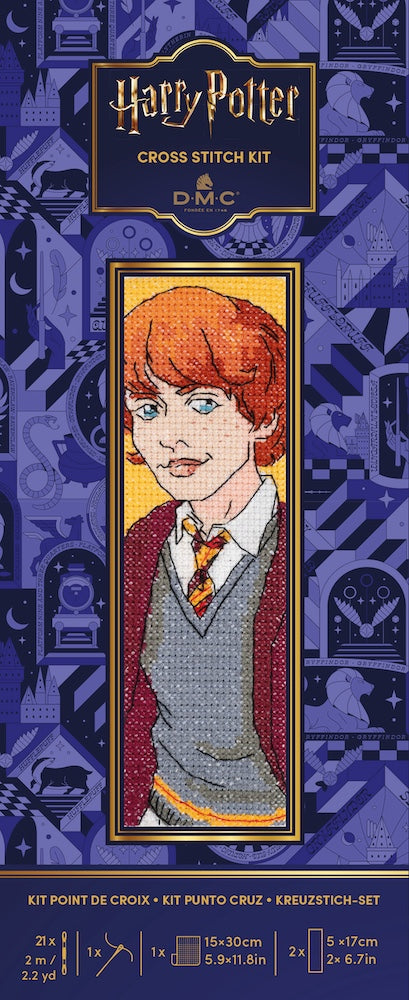 DMC Ron Weasley™ Cross Stitch Bookmark Kit