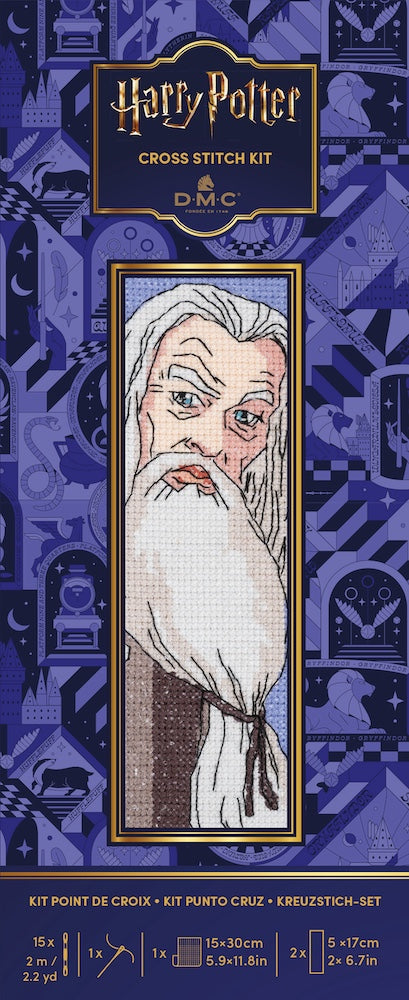 DMC Albus Dumbledore™ Cross Stitch Bookmark Kit