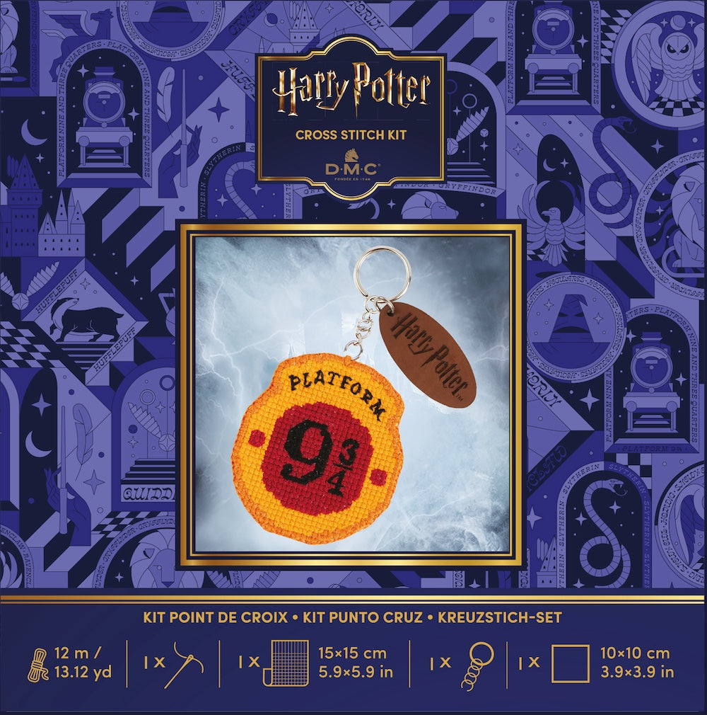 DMC Platform 9 ¾ Keyring Cross Stitch Kit