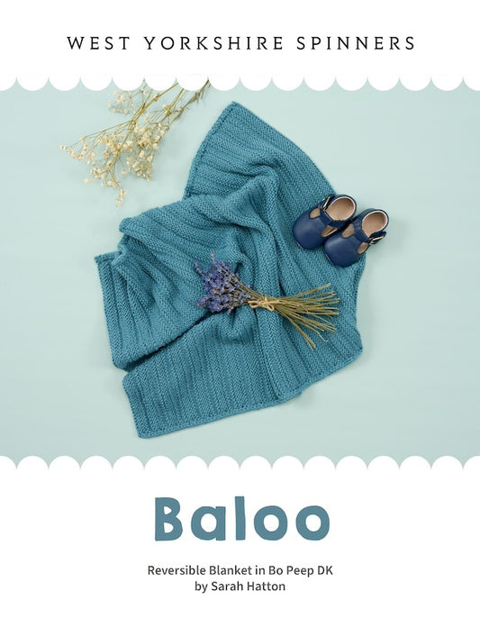 Bo Peep DK - Baloo Reversible Blanket Pattern (Printed)