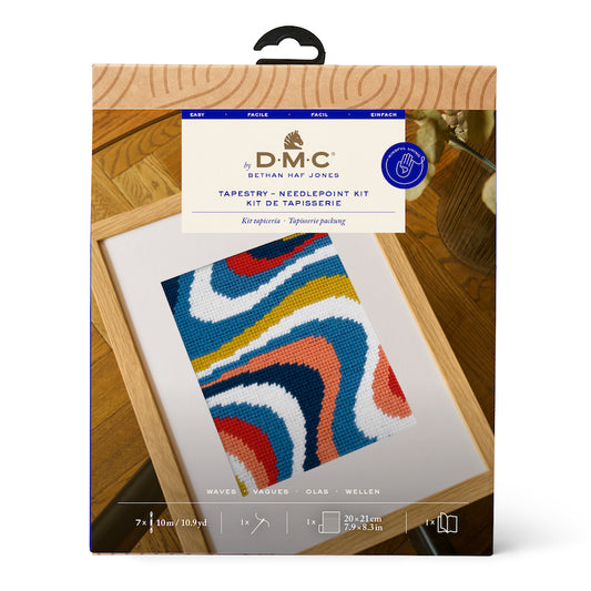 DMC Tapestry Kit Waves - valleywools