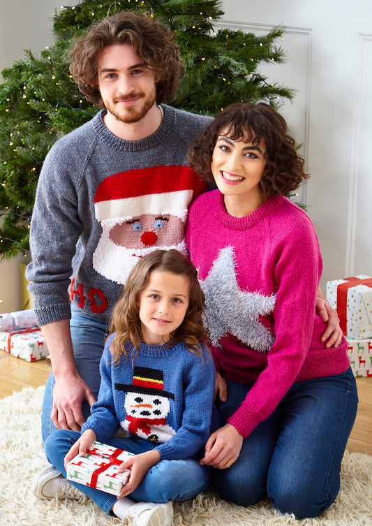 King Cole Family Christmas Knits book 1 by Jenny Watson