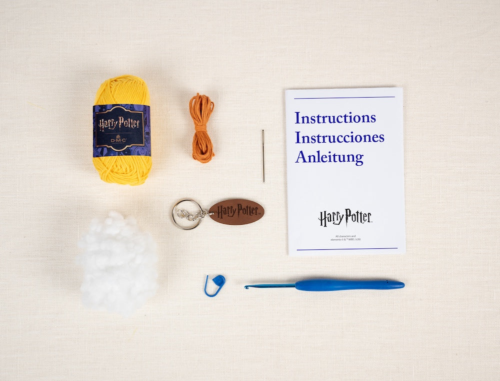 DMC Golden Snitch Keyring Amigurumi Kit