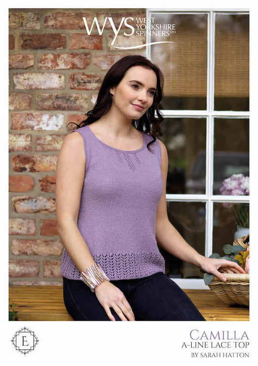 WYS Exquisite Lace Pattern - Camila A-Line Top - valleywools