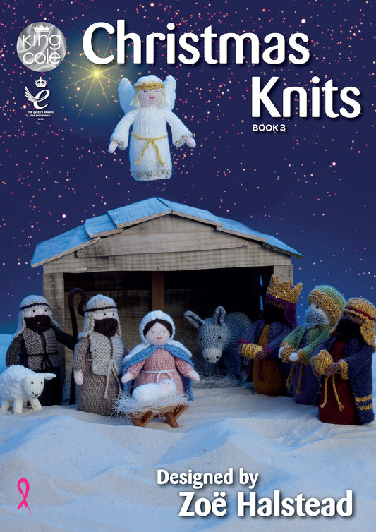 King Cole Christmas Knits Book 3 designed by Zoe Halstead