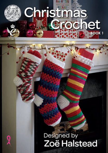 King Cole Christmas Crochet Book 1 by Zoe Halstead