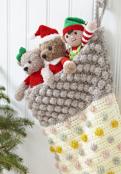 King Cole Christmas Crochet Book 8 by Zoe Halstead - valleywools