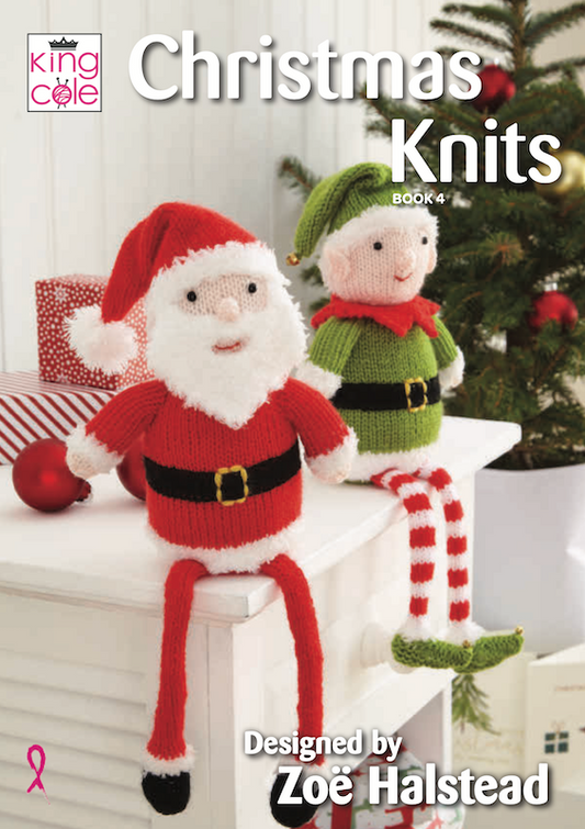 King Cole Christmas Knits Book 4 designed by Zoe Halstead