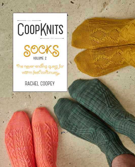 CoopKnits Socks Volume 2 by Rachel Coopey - valleywools