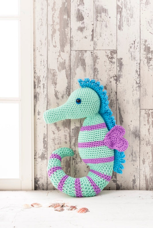 DMC Crochet Pattern, 15381 Seahorse