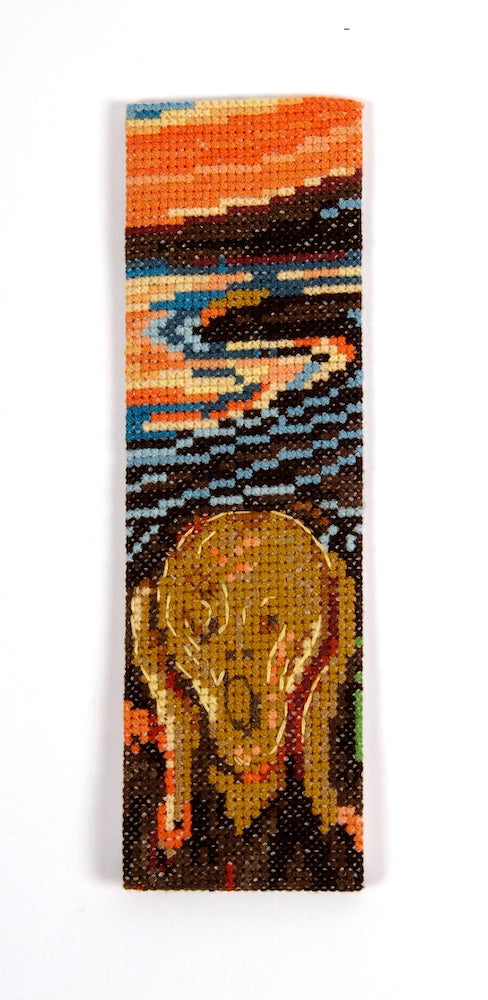 DMC The Scream by Edvard Munch Cross Stitch Bookmark Kit