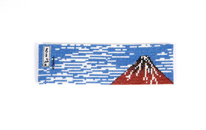 DMC The Red Fuji by Katsushika Hokusai Cross Stitch Bookmark Kit
