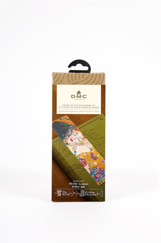 DMC The Kiss by Gustav Klimt Cross Stitch Bookmark Kit