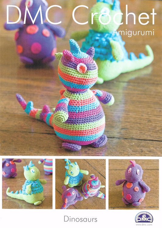 DMC Crochet pattern 14899L Dinosaurs