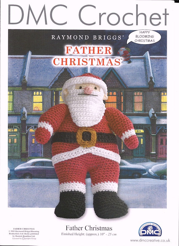 DMC Crochet Pattern 15006, Raymond Briggs' Father Christmas