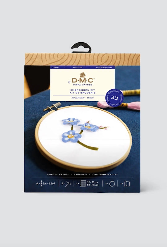 Forget Me Not Stumpwork Embroidery Kit