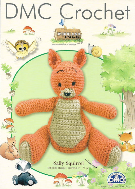 DMC Crochet Petra 3 - Woodland Folk - Sally Squirrel