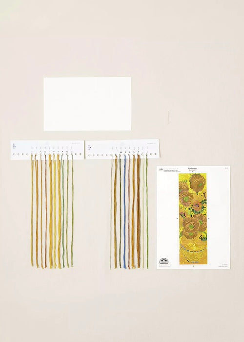 DMC Sunflower Bookmark Cross Stitch Kit by Van Gogh