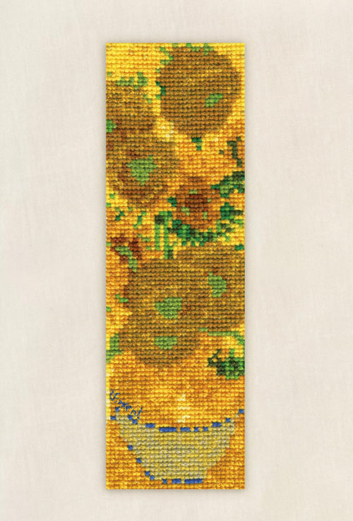 DMC Sunflower Bookmark Cross Stitch Kit by Van Gogh