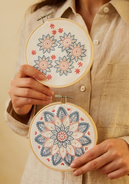 DMC The Mindful Mandala Embroidery Duo Kit