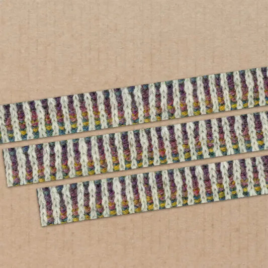 Emma Ball Washi Tape Rainbow Knitting - valleywools
