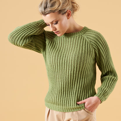 WYS Exquisite 4ply Pattern - Belle Raglan Sweater - valleywools