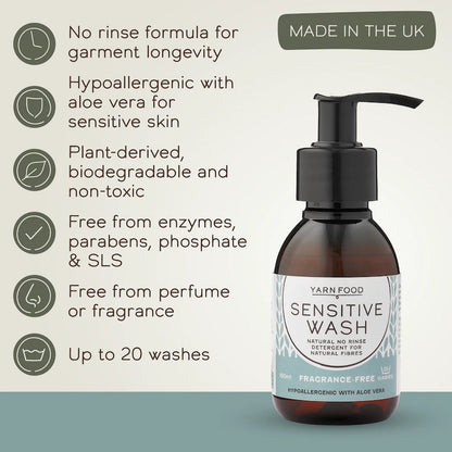 Yarn Food Sensitive Wash Mini - 100mls