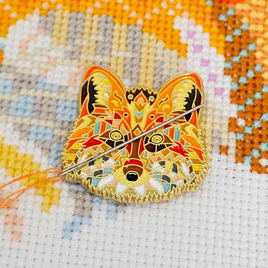 Meloca Designs Mandela Fox Needle Minder