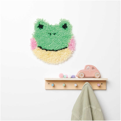 RICO Hooki Hooki Latch Hooking Kit Frog