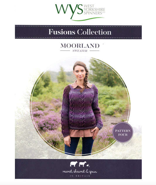 WYS Fusions Collection Moorland Sweater - valleywools