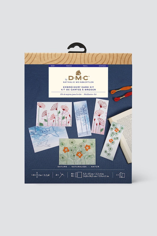 Nature - Easy Embroidery Cards Kits by Nathalie Weinzaepflen