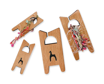 Pony Wooden Yarn Bobbins
